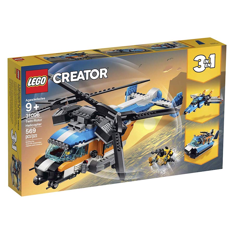 Lego Rotor Box LEGO Creator - Twin-Rotor Helicopter - - Fat Brain Toys