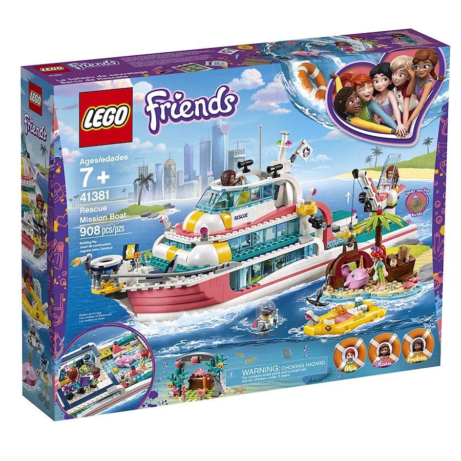 lego friends rescue boat instructions