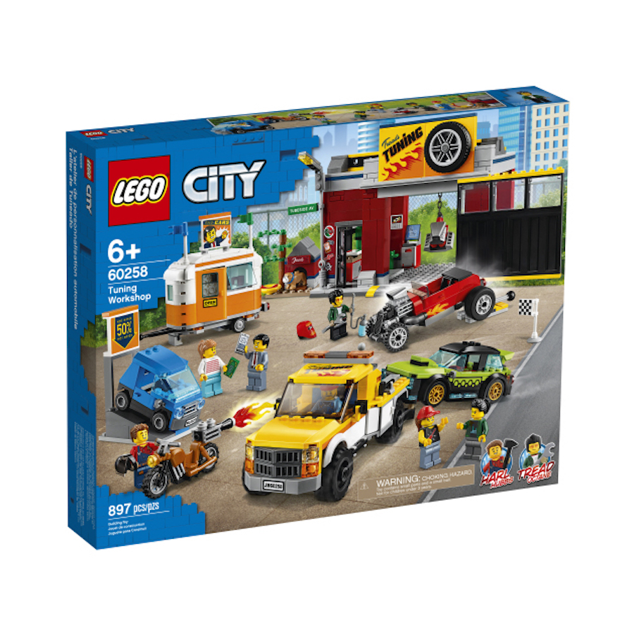 LEGO City Turbo Wheels - Tuning Workshop - - Fat Brain Toys