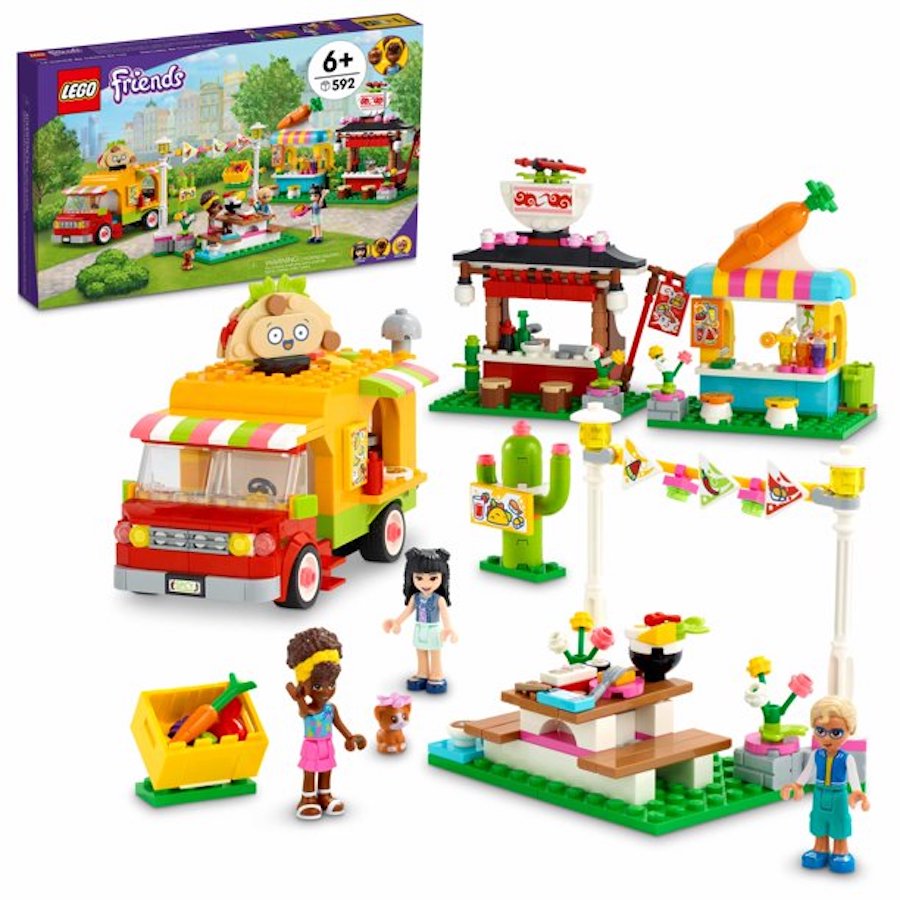 LEGO Friends - Street Food Market - - Fat Brain Toys
