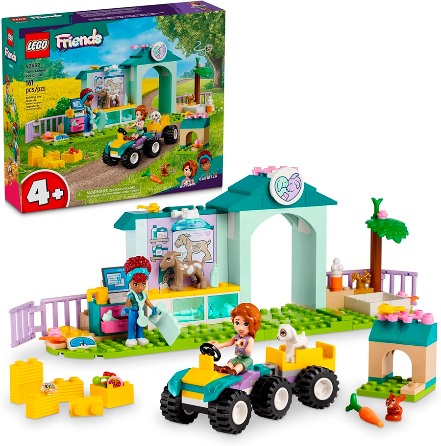 LEGO Friends - Farm Animal Vet Clinic - Best for Ages 4 to 8