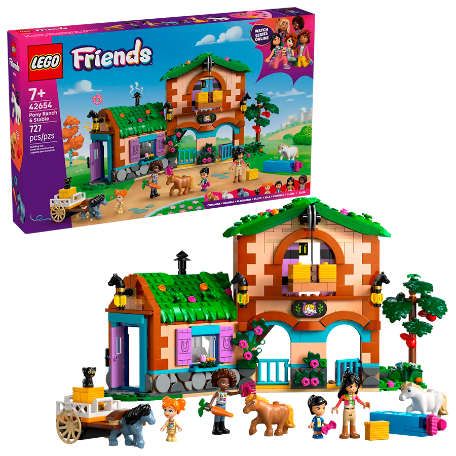 LEGO Friends - Pony Ranch & Stable - Best for Ages 7 to 11
