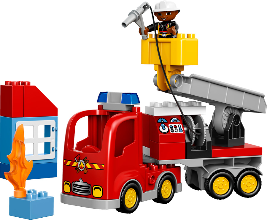 LEGO DUPLO - Fire Truck - - Fat Brain Toys