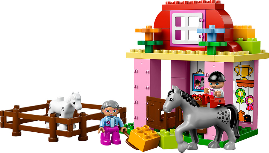 LEGO DUPLO Horse Stable Fat Brain Toys