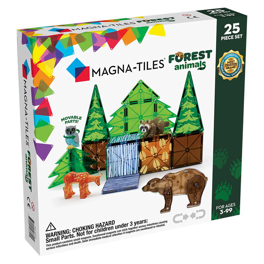 MagnaTiles Forest Animals 25 pc Best for Ages 3 to 6
