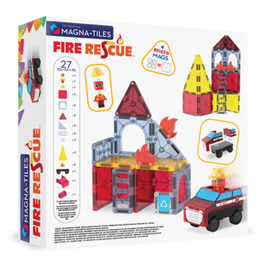 Magna Tiles - Fire Rescue - 27 Pieces