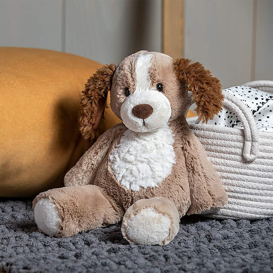 Marshmallow Zoo Junior Holiday Parker Pup 9 inch Fat Brain Toys