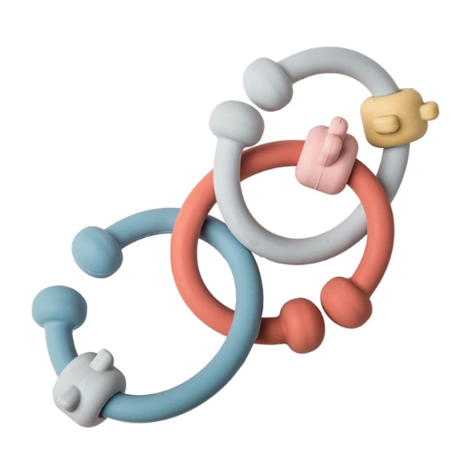 Simply Silicone Teether Links Fat Brain Toys