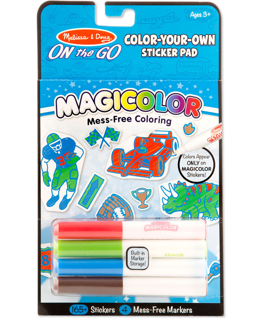 Magicolor Color-Your-Own Sticker Book - Blue