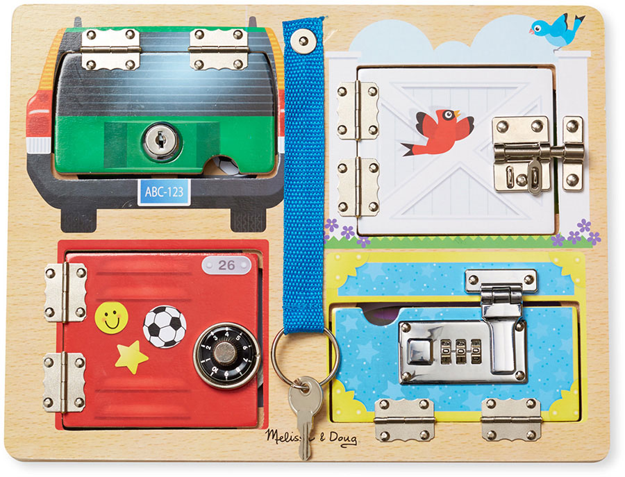 Lock & Latch Board Fat Brain Toys