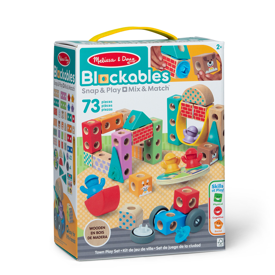Blockables Town Play Set - - Fat Brain Toys