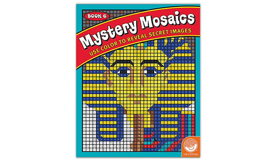 Mystery Mosaics - Book 6 - - Fat Brain Toys