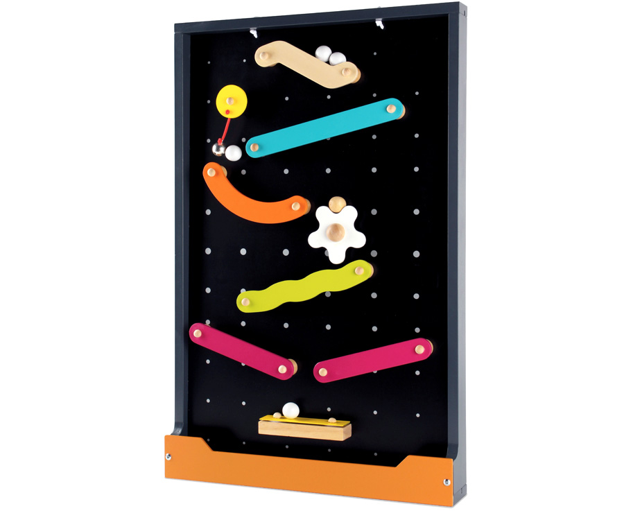 Two Sided Marble Run & Chalkboard Set Fat Brain Toys