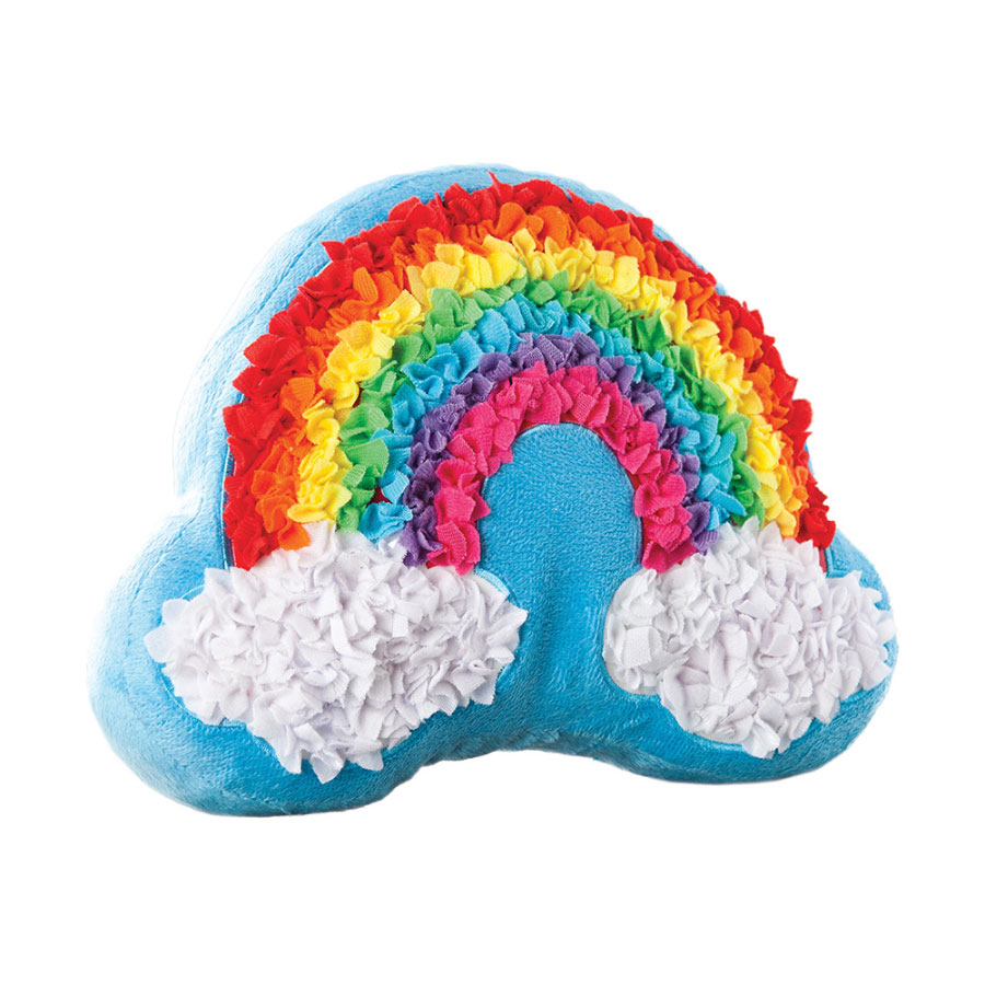 PlushCraft Rainbow Pillow Fat Brain Toys