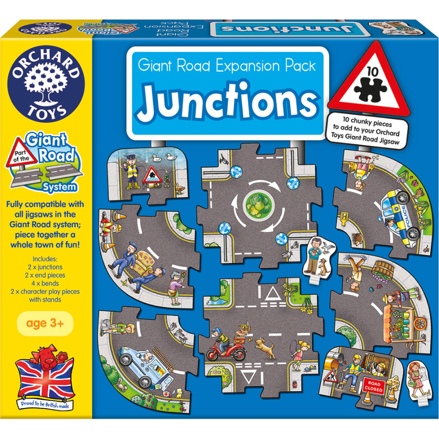 Orchard Toys Giant Road Expansion Pack Road Junctions