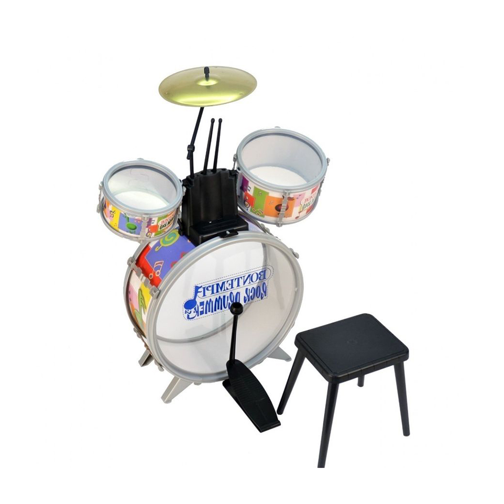 Bontempi Drum Set with Stool Fat Brain Toys