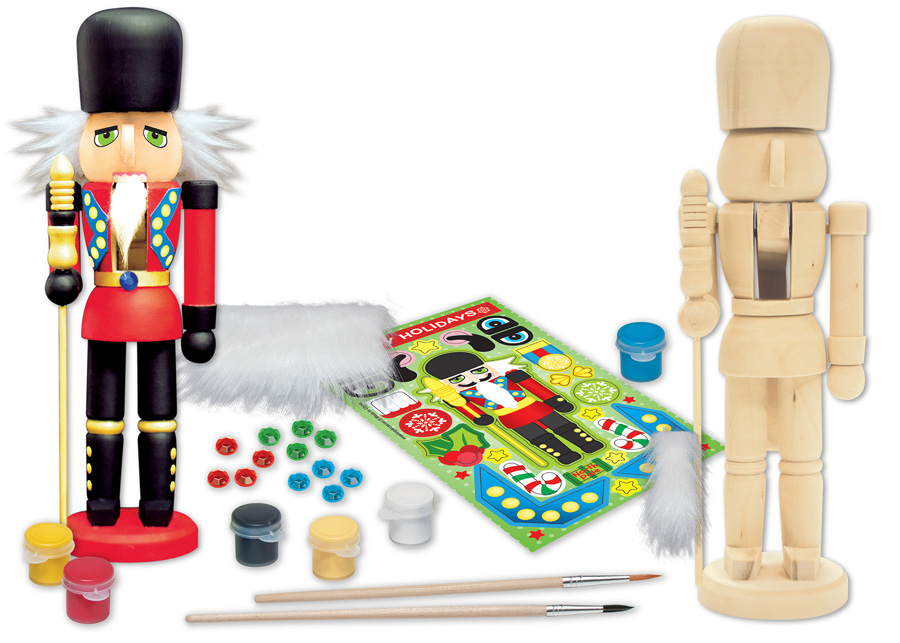 Nutcracker Guardsman Wood Painting Kit Fat Brain Toys