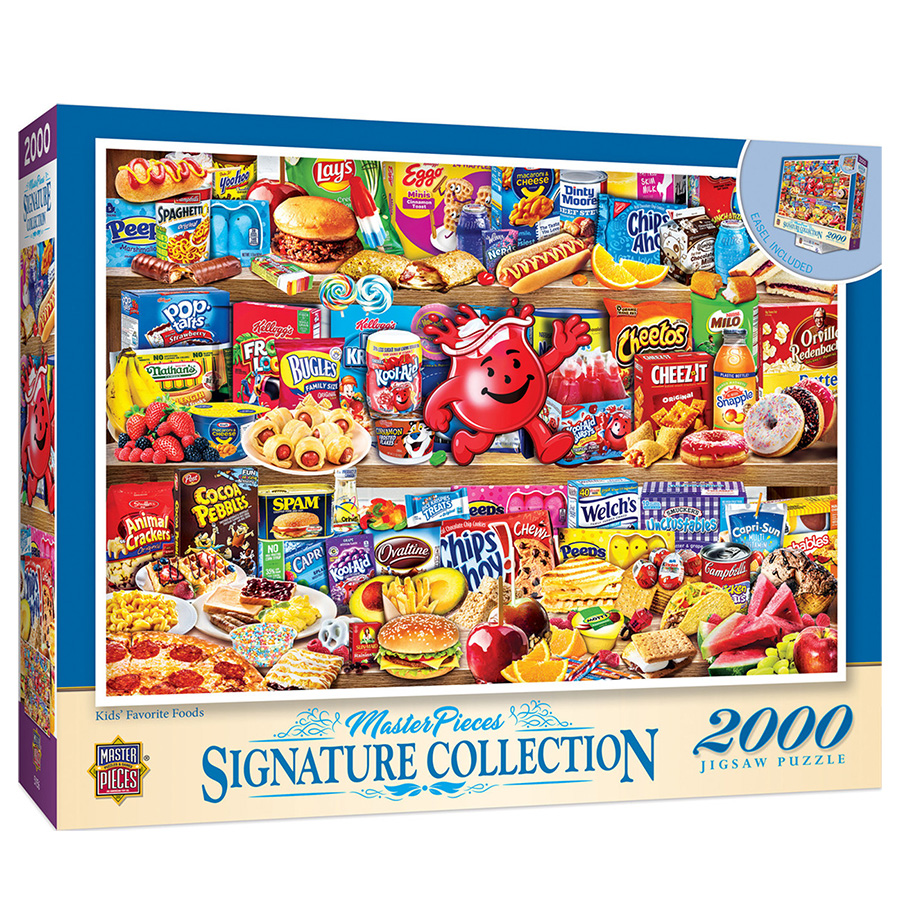 Kids Favorite Foods 2000pc Puzzle Fat Brain Toys