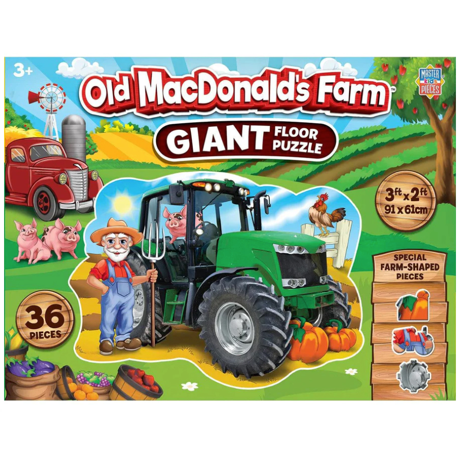Giant Floor Puzzle Old MacDonald's Farm Best for Ages 3 to 6