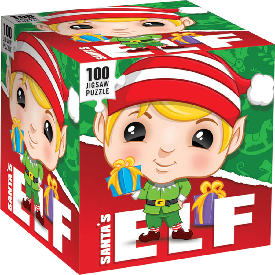 Elf 100 pc Holiday Jigsaw Puzzle Best Puzzles for Ages 6 to 12