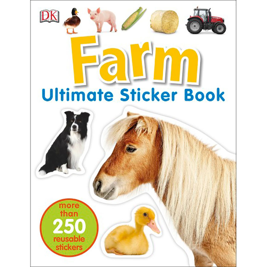 DK Ultimate Sticker Book - Farm - - Fat Brain Toys