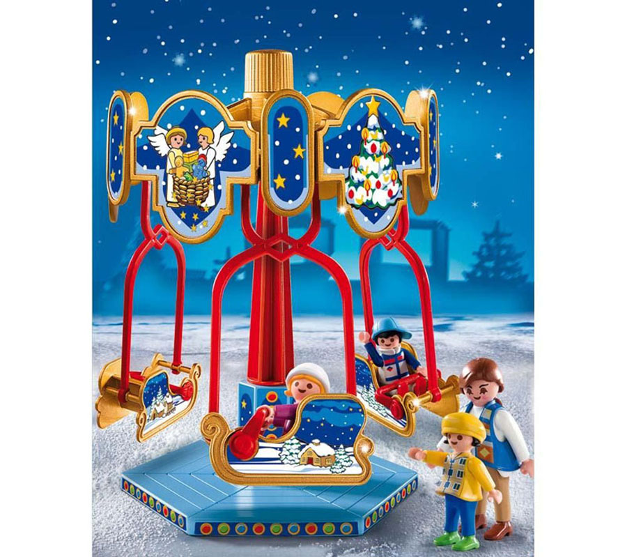 Playmobil Christmas Sled Carousel Fat Brain Toys