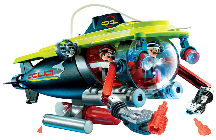 Playmobil Vacation Deep Sea Submarine with Underwater Motor