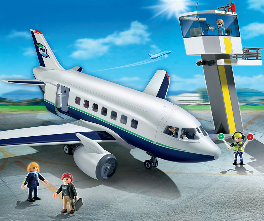 Playmobil City Action Cargo And Passenger Aircraft