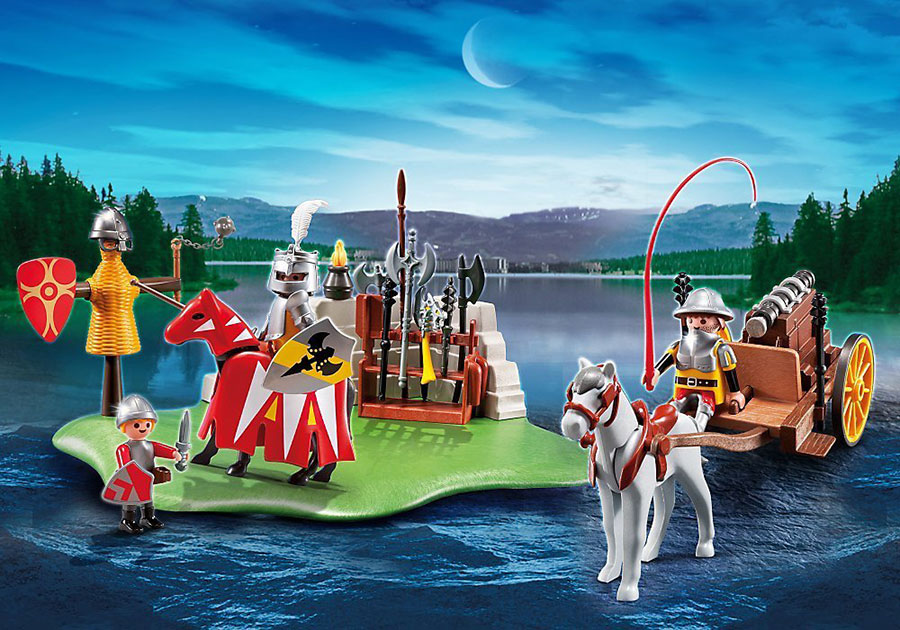 Playmobil Anniversary Compact Set Knights s Tournament Cannon Wagon playmobil-anniversary-compact-set-knights-s-tournament-cannon-wagon