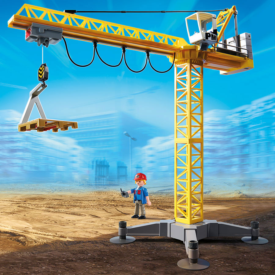 Playmobil Construction - Great Building Crane with IR-Remote Control