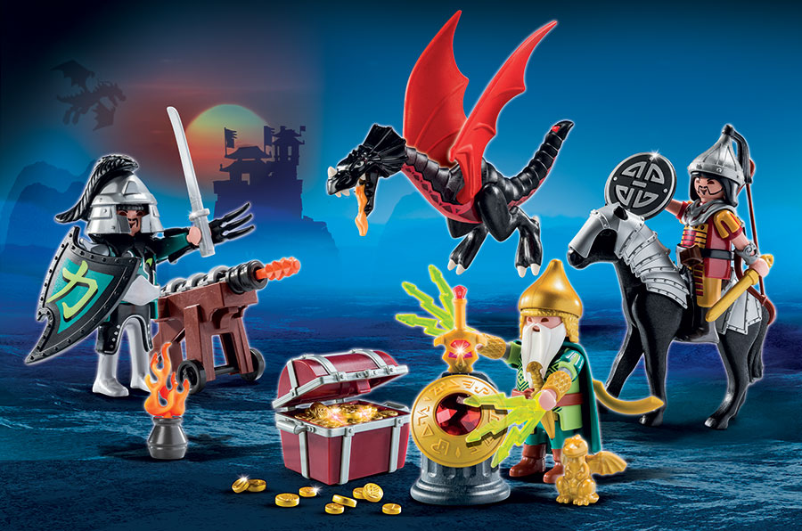 Playmobil Advent Calendar Dragon's Treasure Battle