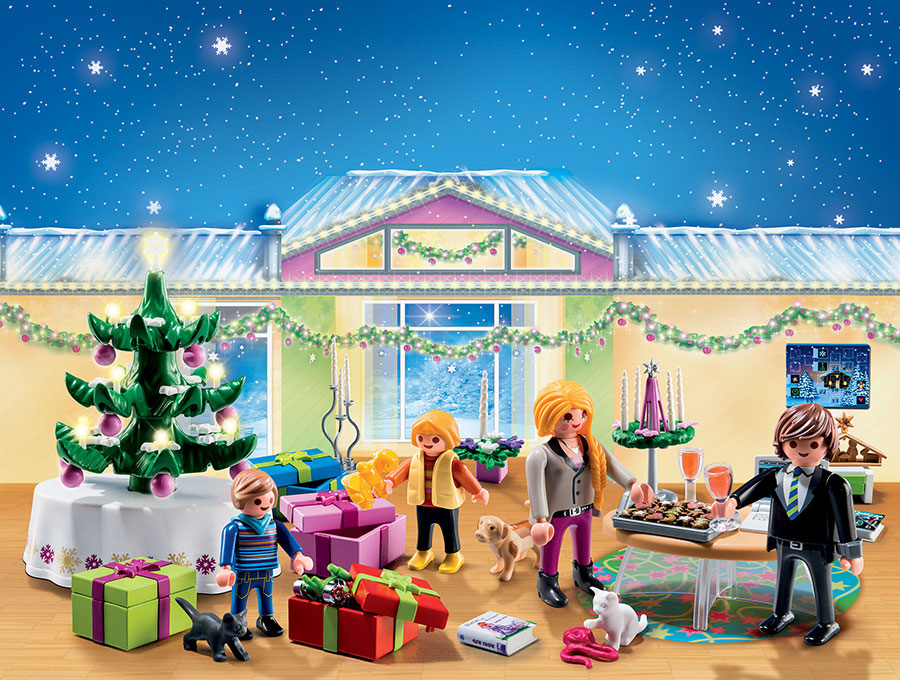 Playmobil Advent Calendar - Christmas Room with Illuminating Tree