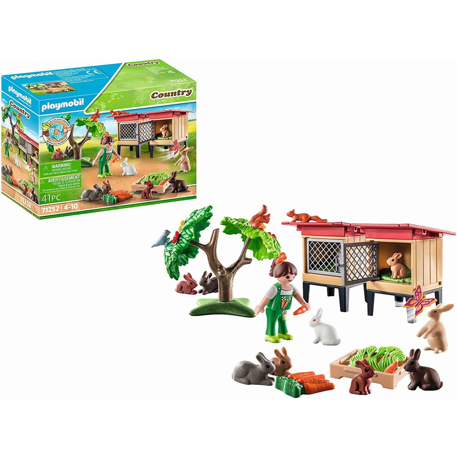 Playmobil Rabbit Hutch Best Imaginative Play for Ages 6 to 9