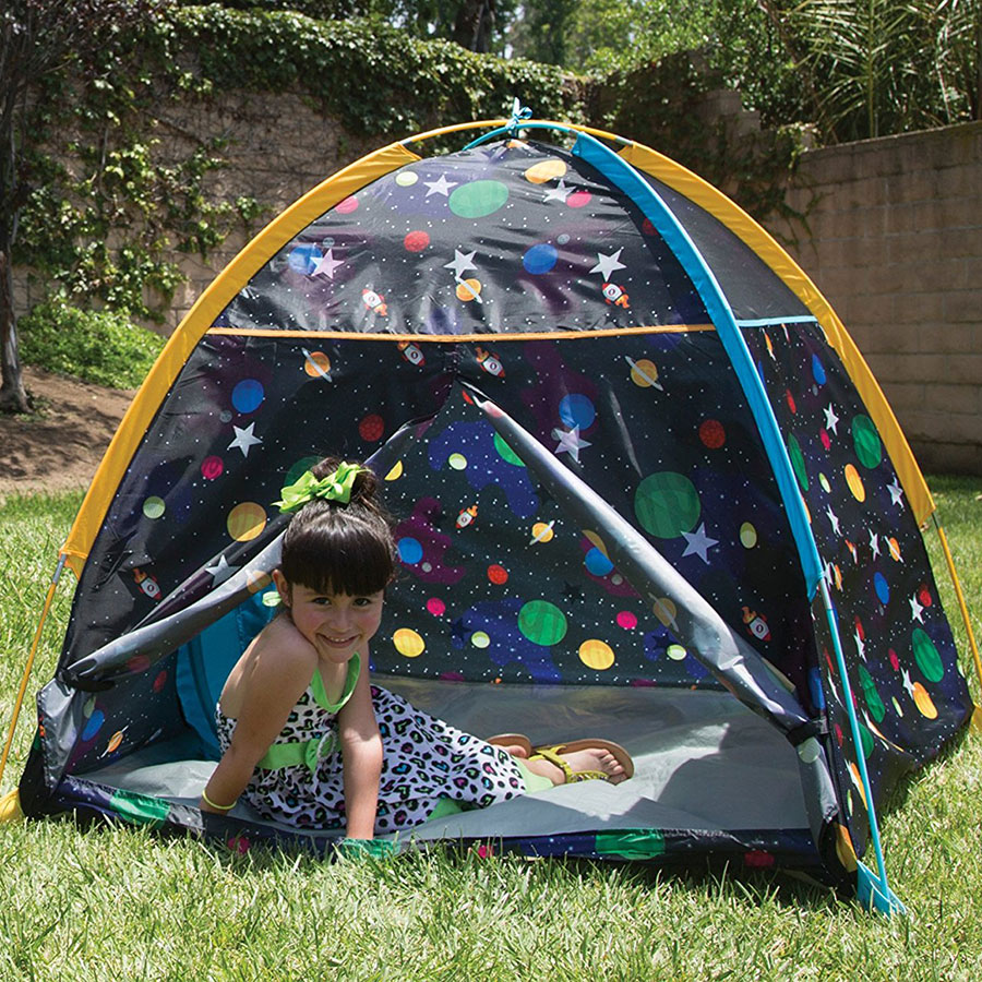 Galaxy Dome Tent with Glow in the Dark Stars - Best for Ages 2 to 5