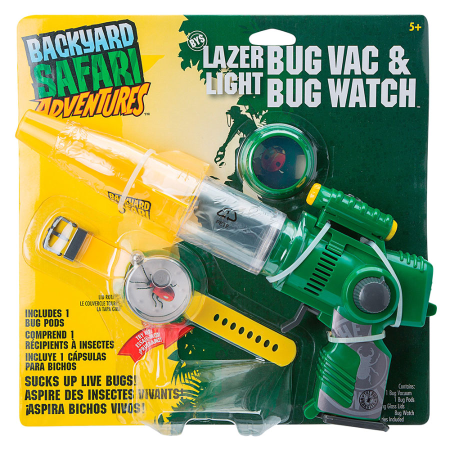 Backyard Safari Lazer Light Bug Vac & Bug Watch - - Fat Brain Toys