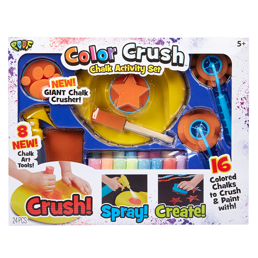 Color Crush Chalk Activity Set - - Fat Brain Toys