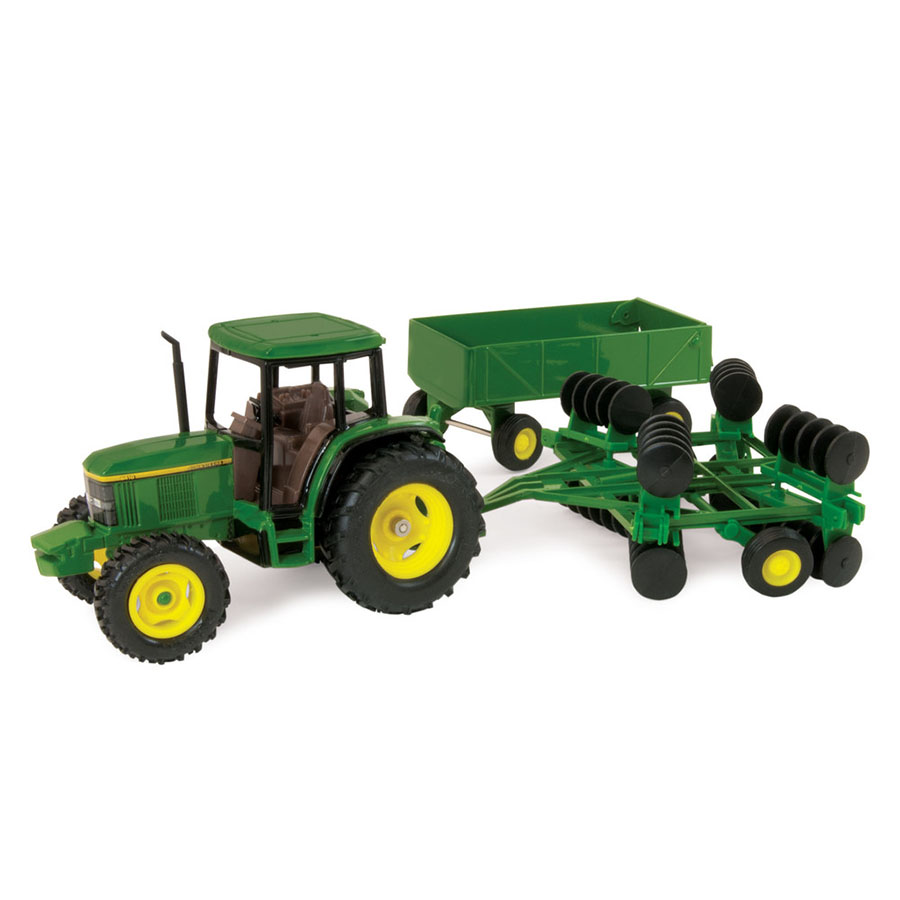 John Deere Heavy Cast Iron Toy Farm Tractor  ~ 11" Long Wheel to Wheel 