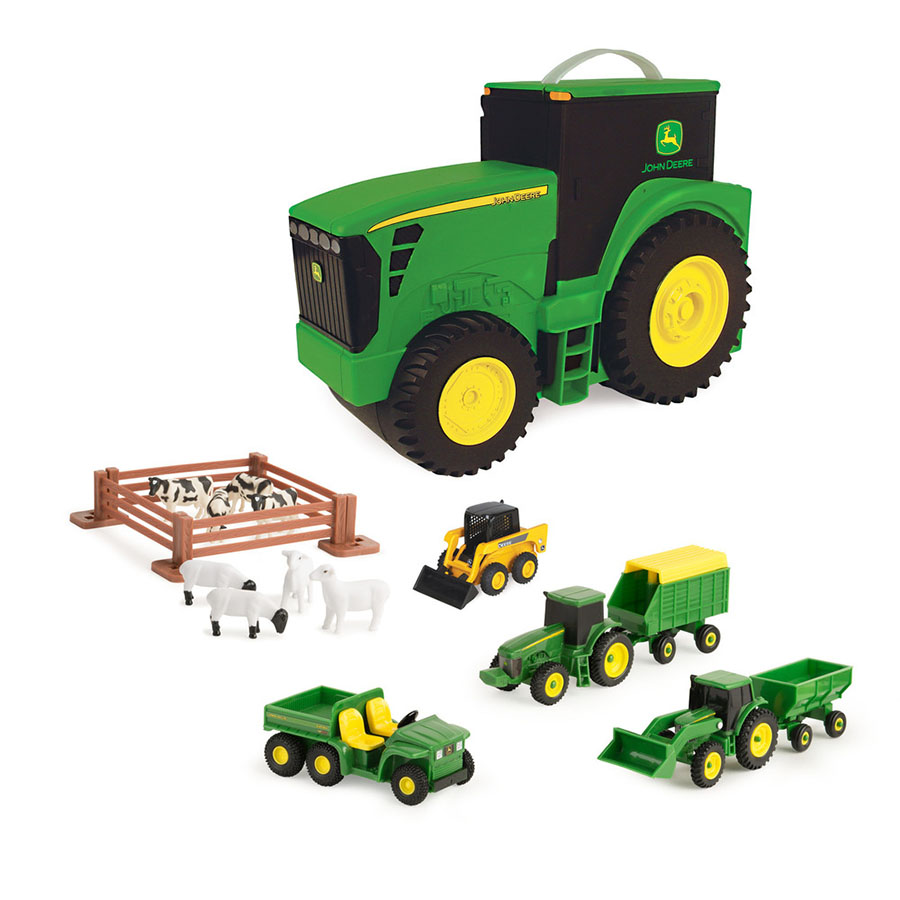 John Deere Carry Case Value Set - - Fat Brain Toys