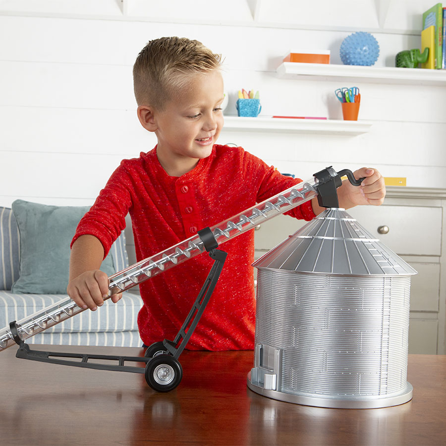 1/16 Big Farm Grain Bin and Auger Set Farm Toys