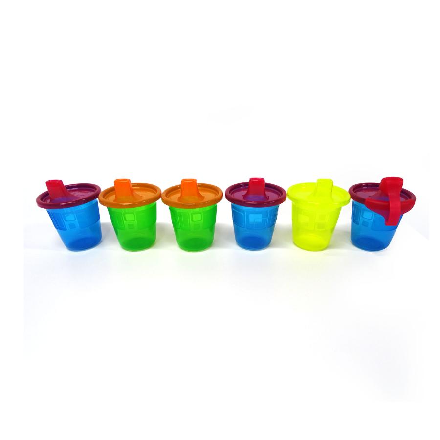 Take & Toss Sippy Cup 7 Oz - 6 Pack - Toys - Fat Brain Baby