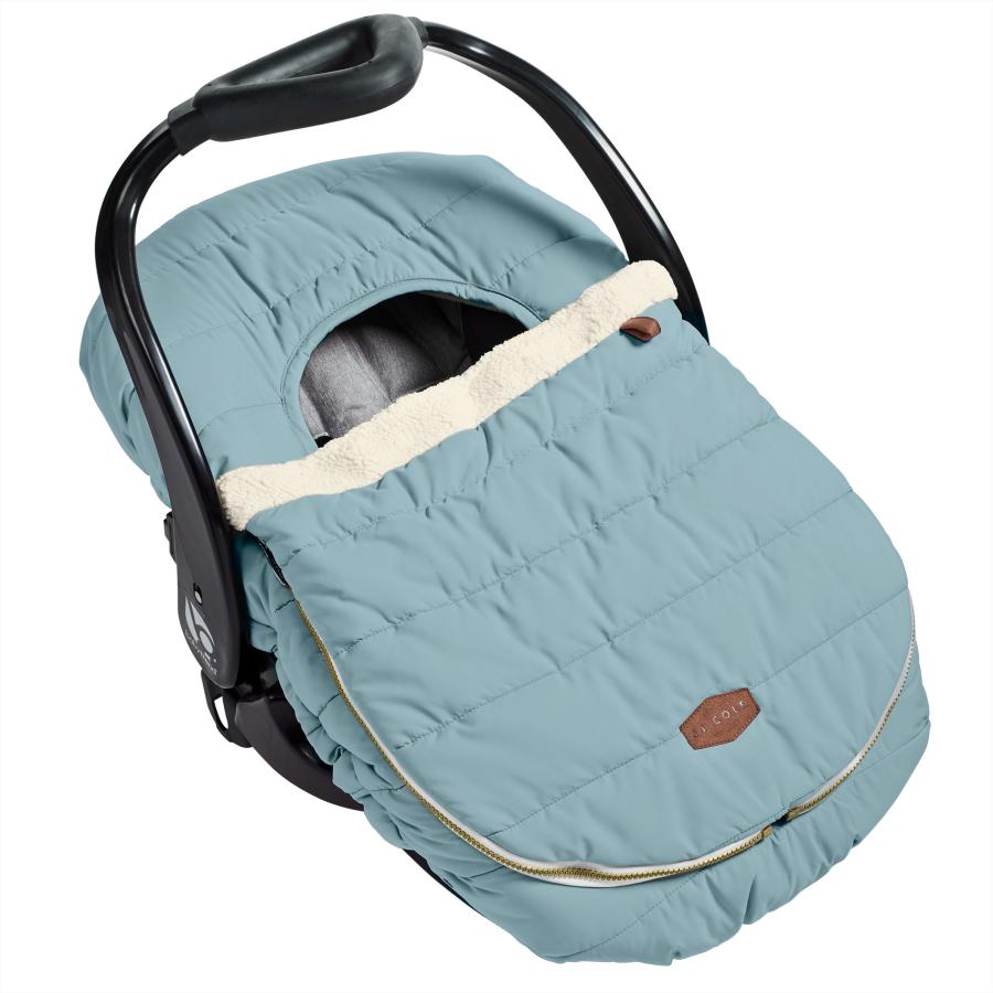 JJ Cole Car Seat Cover Slate Fat Brain Toys JJ Cole Car Seat Cover Slate Fat Brain Toys