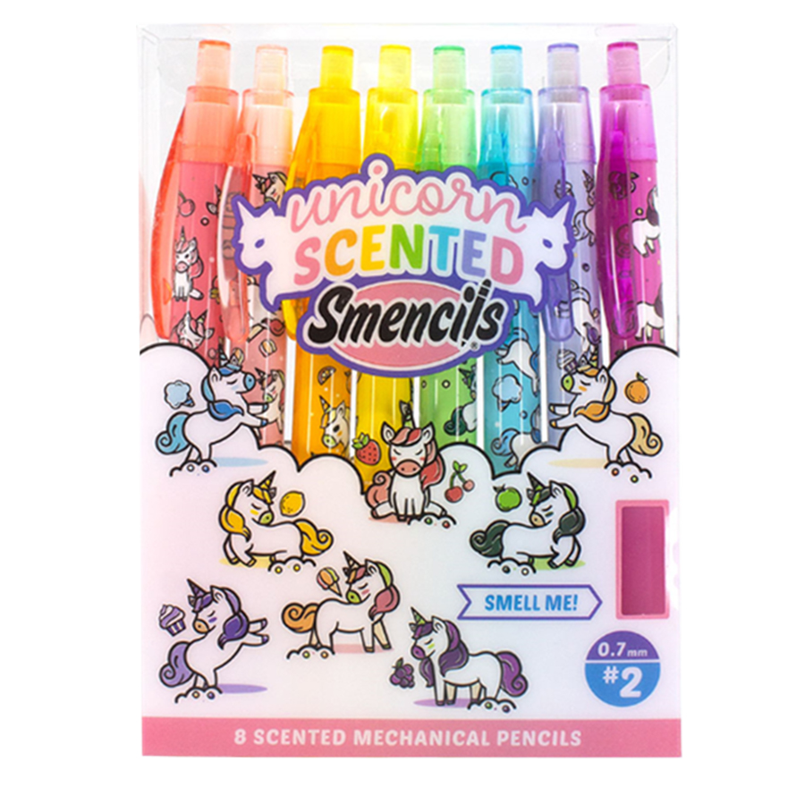 Smencils Mechanical Pencils Unicorn 8Pack Best for Ages 5 to 11