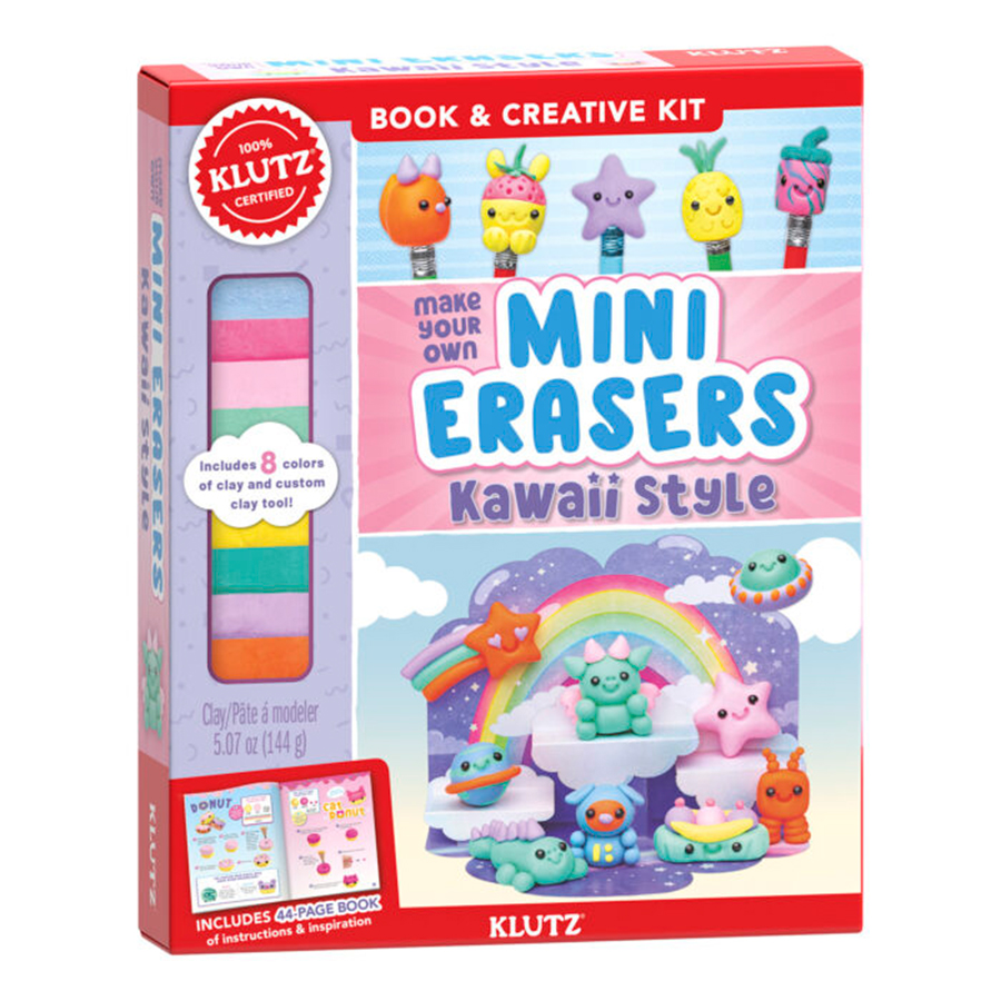 Klutz Make Your Own Mini Erasers - Kawaii Style