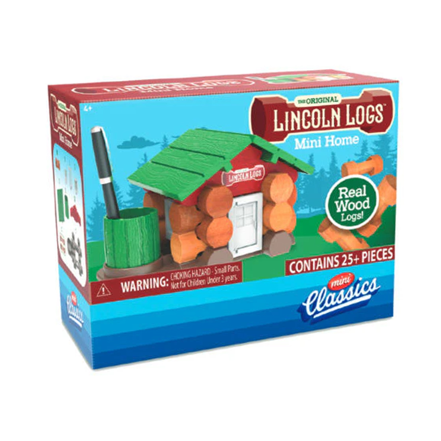 Lincoln Logs Mini Home - Mini Classics - Best for Ages 3 to 12