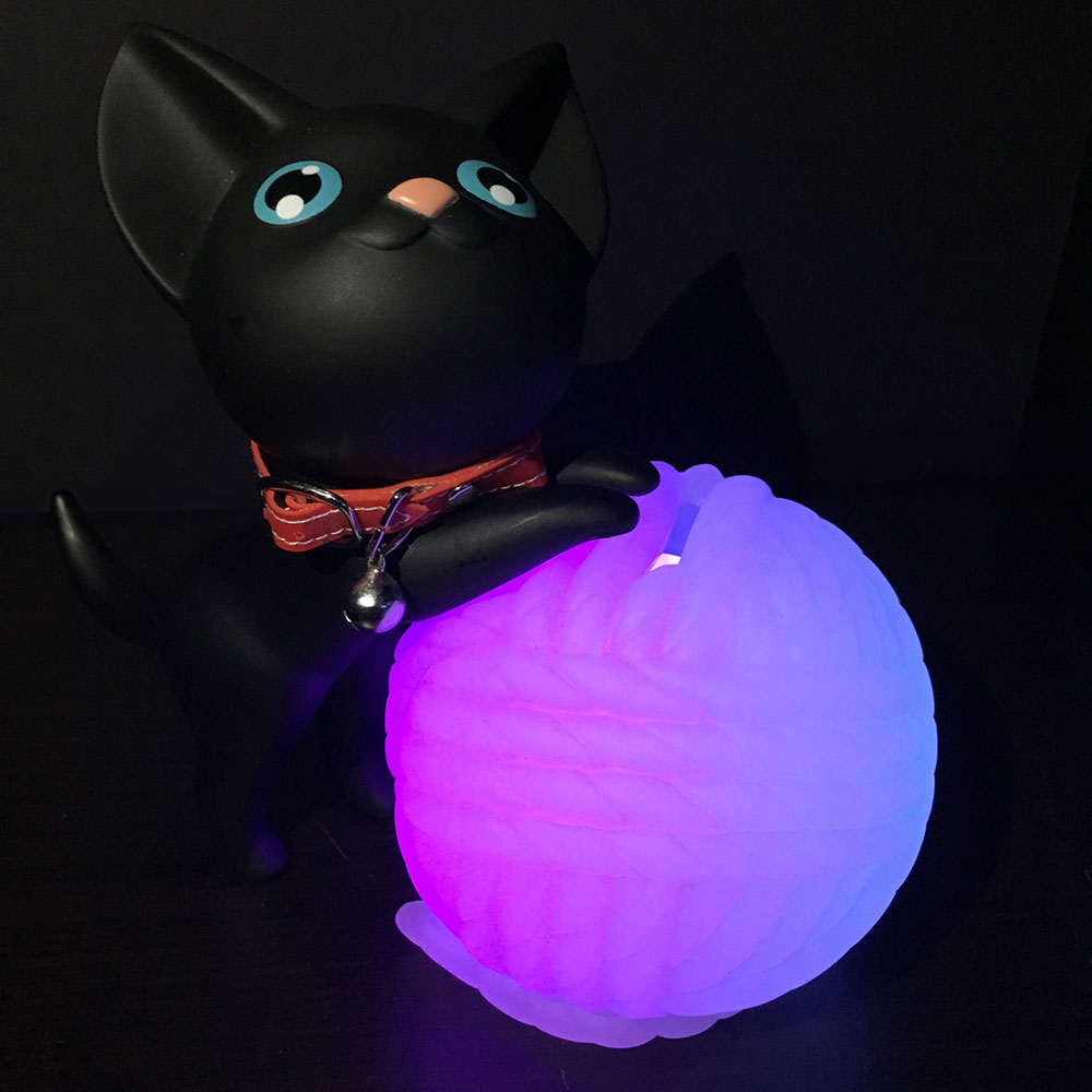 Cat Color Changing LED Light and Bank Fat Brain Toys