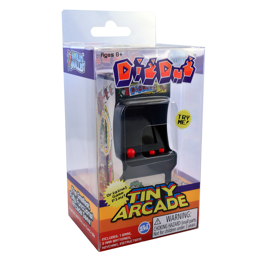 World's Smallest Tiny Arcade Dig Dug Fat Brain Toys