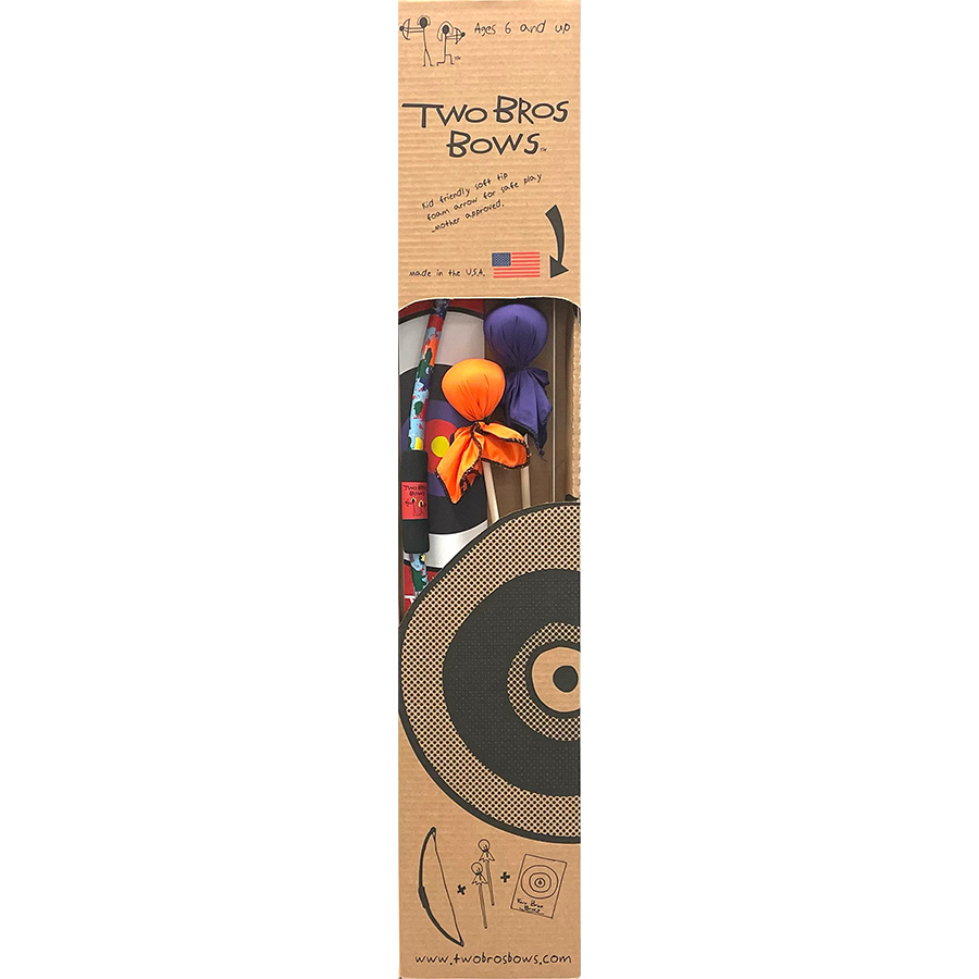 Paint Splatter Bow & Arrow Set with Bulls Eye