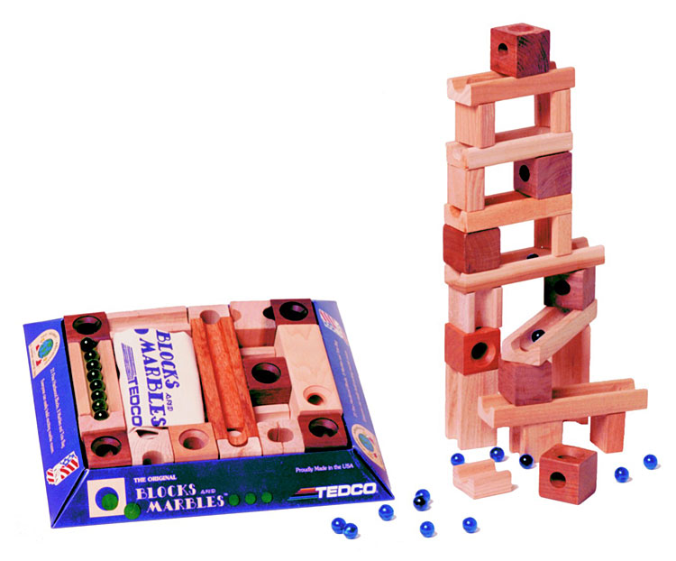 Original Blocks & Marbles Standard Set Fat Brain Toys