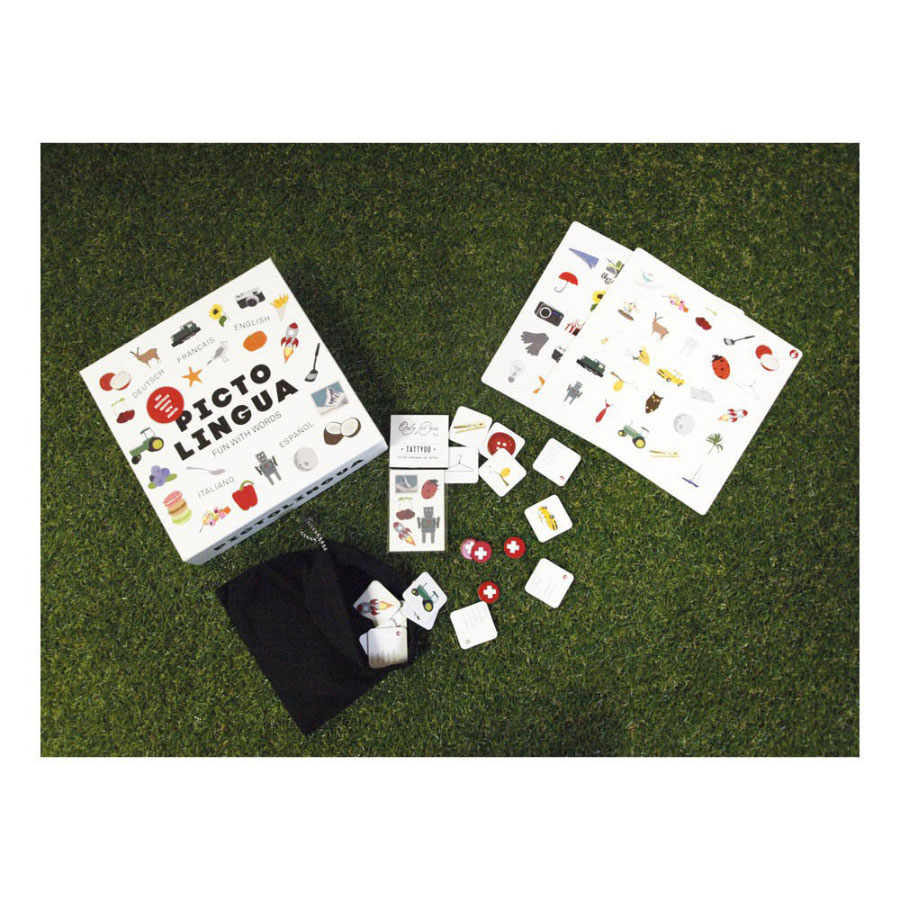 Pictolingua fun with words game fat brain toys