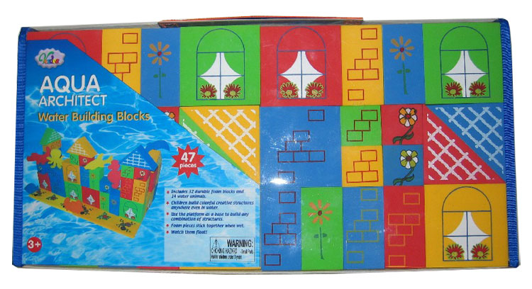 Aqua Architect - 47 pc Water Building Blocks with Animals